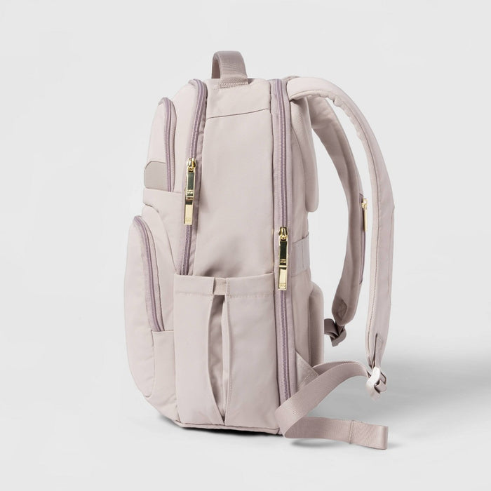 Signature Day Trip Backpack Taupe - Open Story