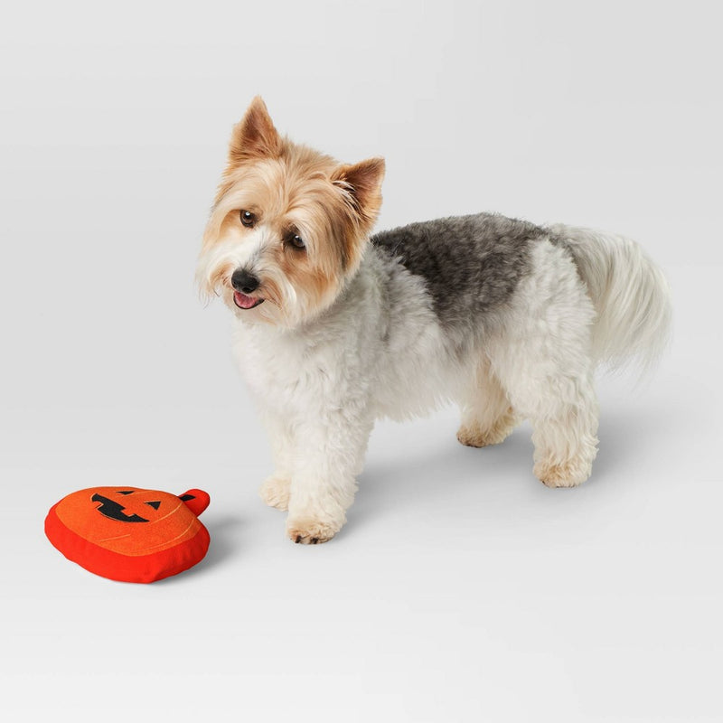 Halloween Pumpkin Plush Dog Toy - Hyde & EEK! Boutique