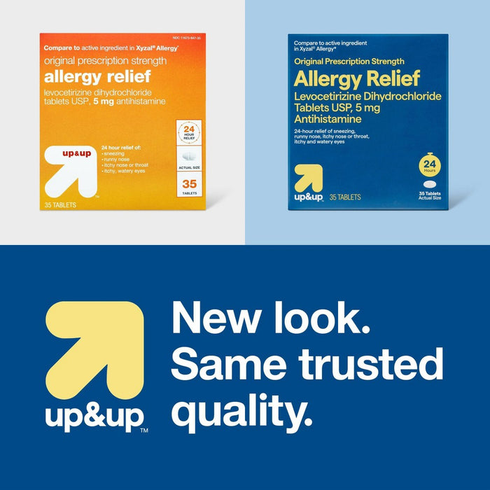 Levocetirizine Allergy Relief Tablets - 35ct - up&up