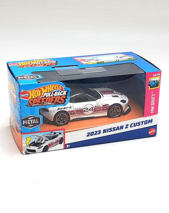 Hot Wheels Pull-Back Speeders Diecast "2023 NISSAN Z Custom" (04/04)