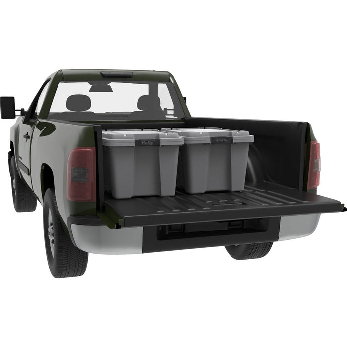 Hefty 18gal Max Pro Storage Tote Gray (LOCAL PICKUP ONLY)