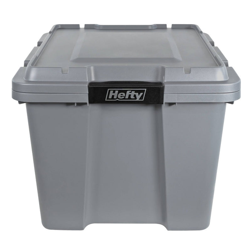 Hefty 18gal Max Pro Storage Tote Gray (LOCAL PICKUP ONLY)