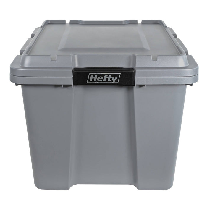 Hefty 18gal Max Pro Storage Tote Gray (LOCAL PICKUP ONLY)