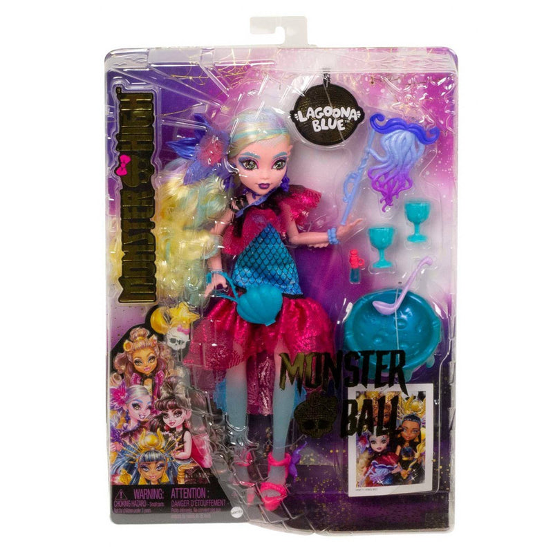 Monster High Lagoona Blue Fashion Doll in Monster Ball Party Dress