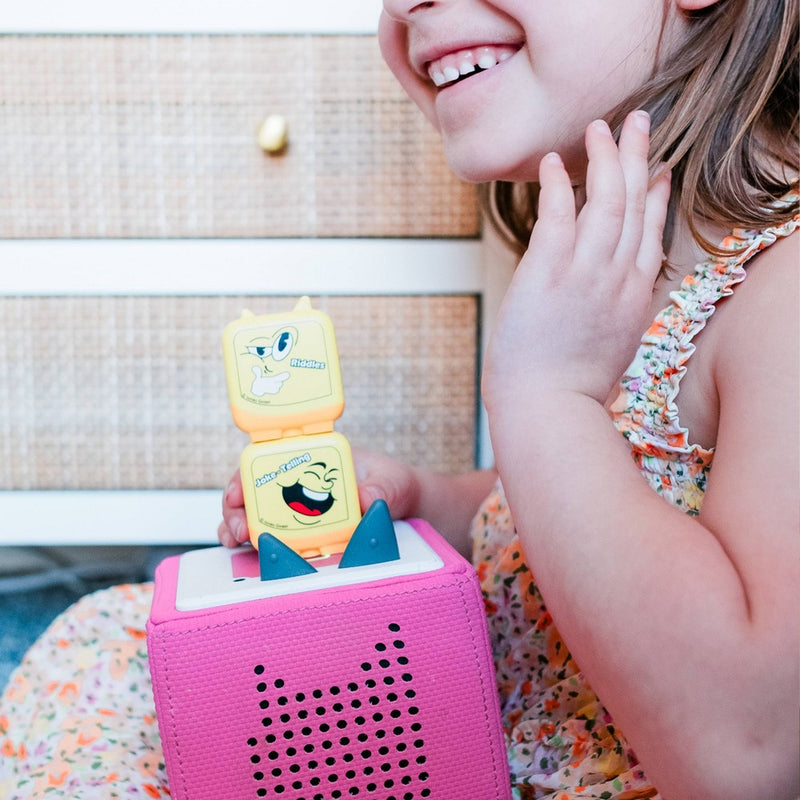 Tonies Kids Comedy: Joke Telling and Riddles Audio Play Figurines 2pk *ADD 3 TO YOUR CART & 1 IS FREE!*