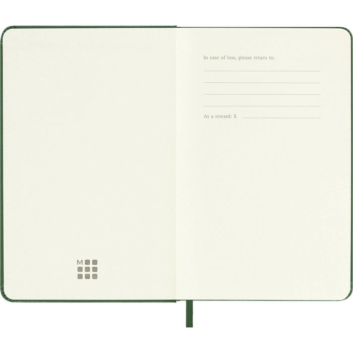 Moleskine Ruled Notebook Classic Hardcover Myrtle Green