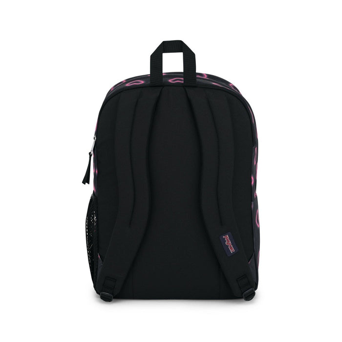 JanSport Big Student 17.5" Backpack - Happy Hearts Black