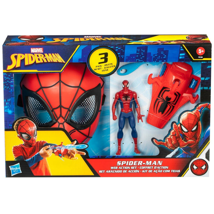 Spider-Man Web Action 6" Action Figure and Role Play Set - 3pk