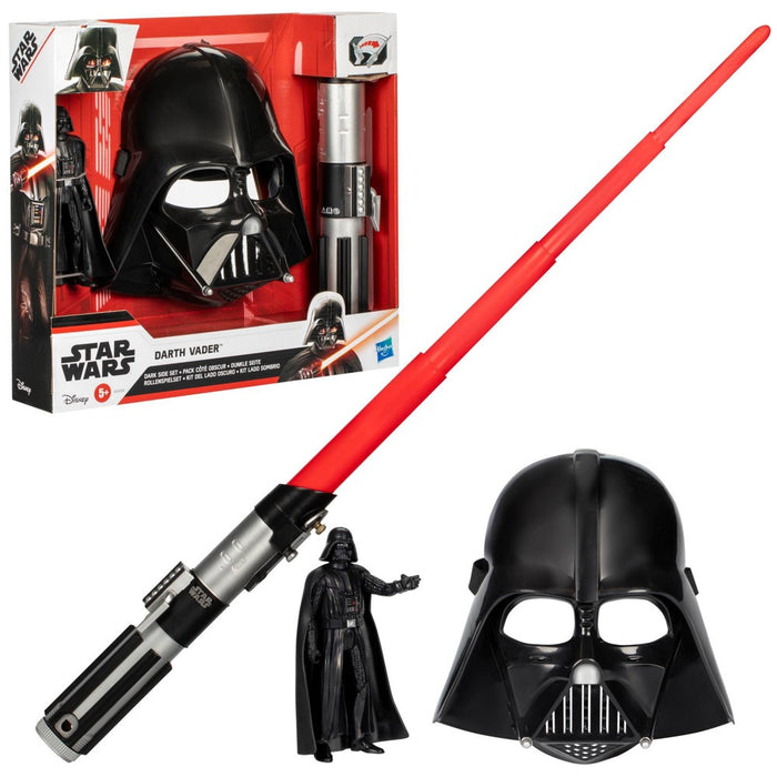 Star Wars Darth Vader Action Figure with Role Play Mask, Science Fiction Toy for Ages 5+