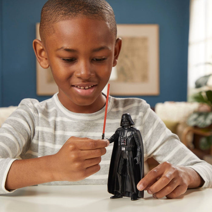 Star Wars Darth Vader Action Figure with Role Play Mask, Science Fiction Toy for Ages 5+