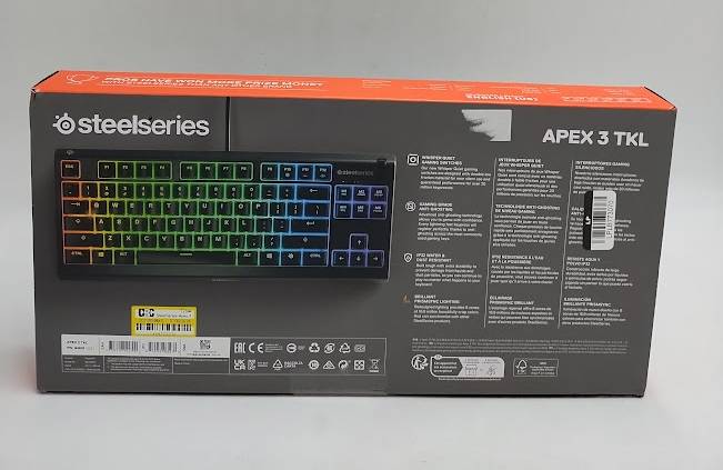 SteelSeries Apex 3 TKL Wired Gaming Keyboard for PC SEE DETAILS