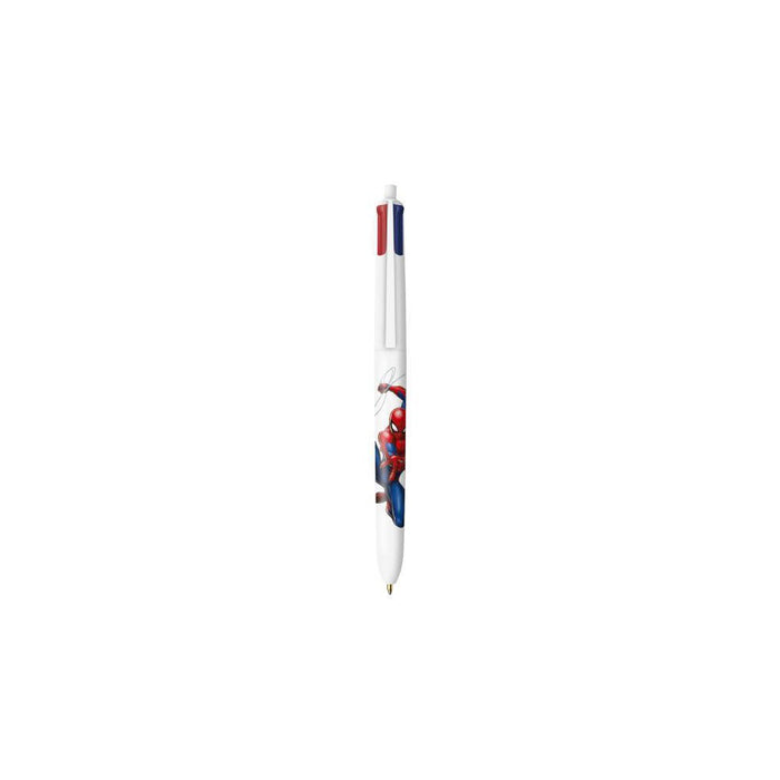 BIC 4 Color Spider-Man Retractable Ball Pens Medium Point (1.0mm) 2 Pk with Long Lasting Ink