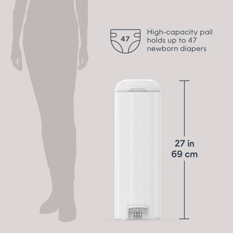 Diaper Genie Platinum Pail - White (LOCAL PICKUP ONLY)