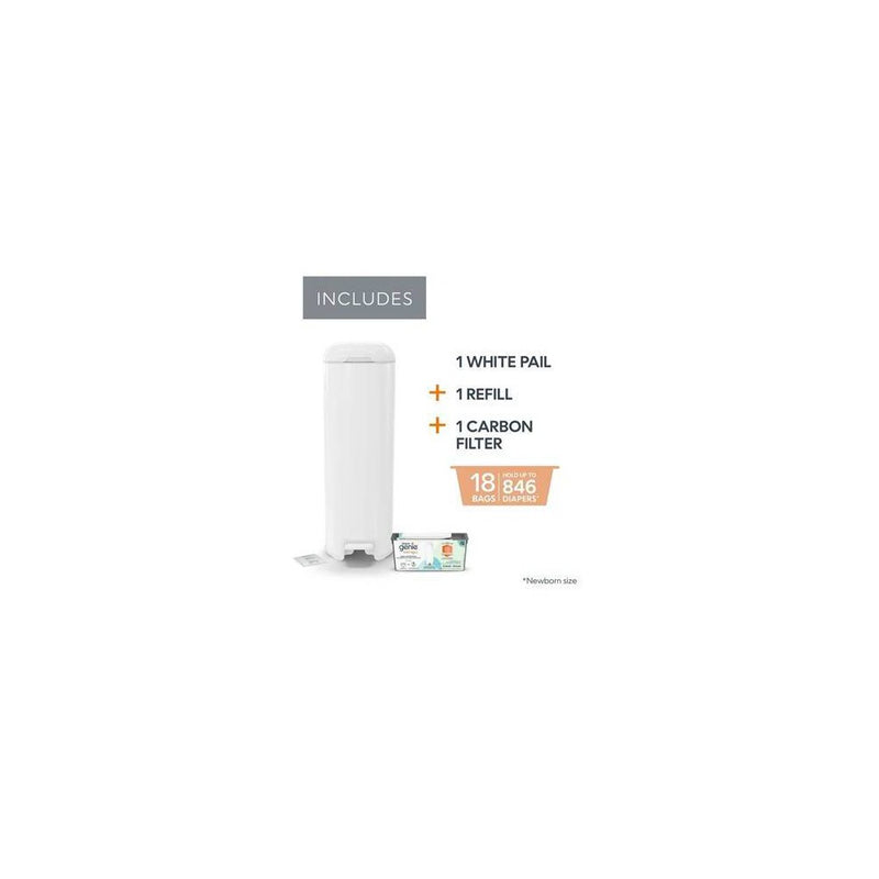Diaper Genie Platinum Pail - White (LOCAL PICKUP ONLY)