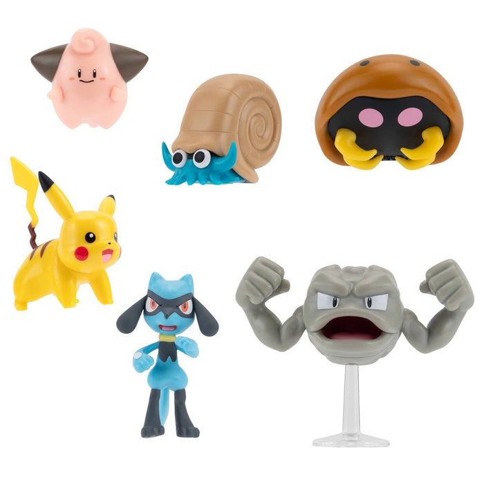 Pokemon Battle Ready Mini Figure Variety Set - 6pk