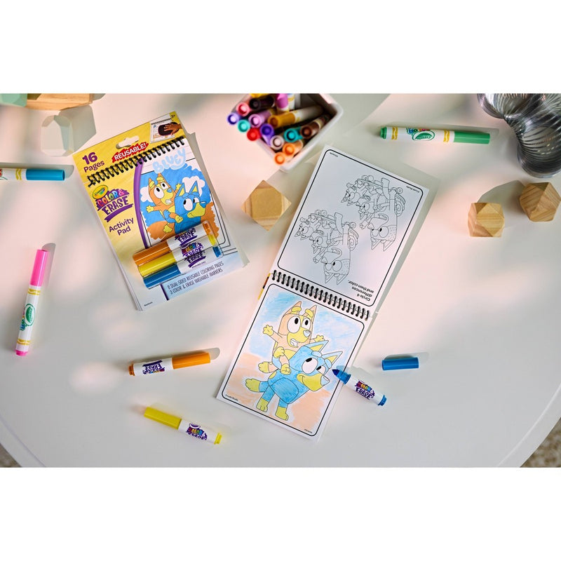 Crayola Bluey Color & Erase Reusable Activity Pad