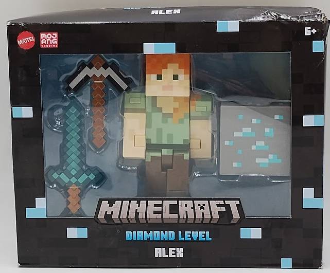 Minecraft Alex Diamond Level Mini Figure.SEE DELTAILS.