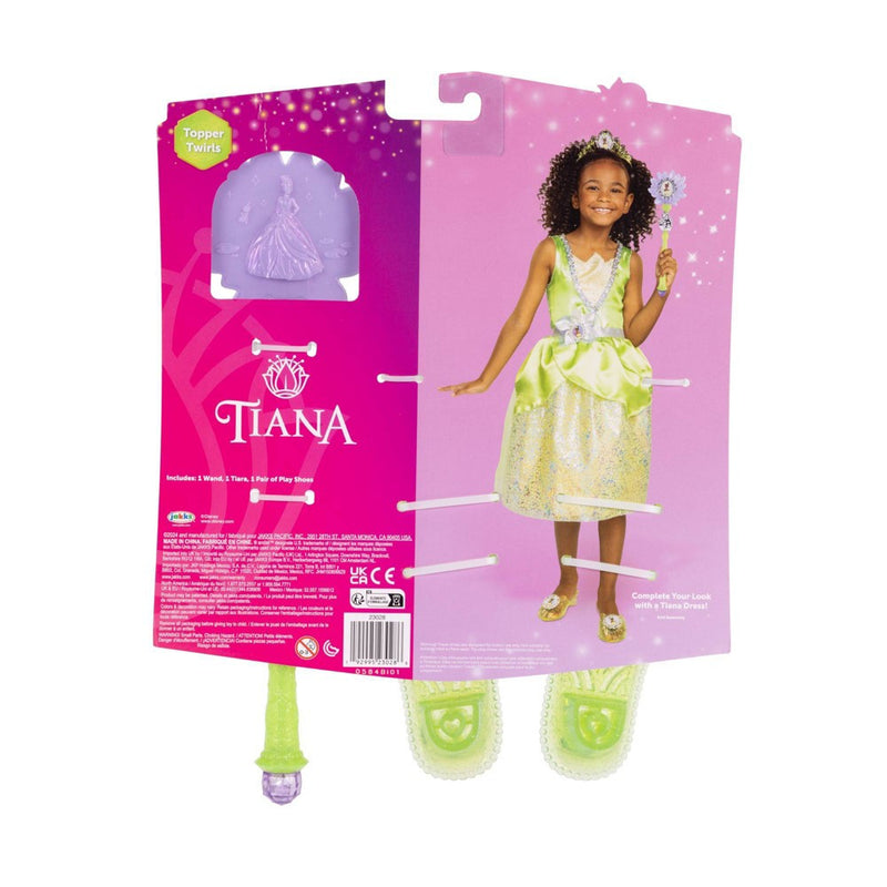 Disney Princess Tiana Costume Dress-up Accessory Set - Crown, Shoes, Wand
