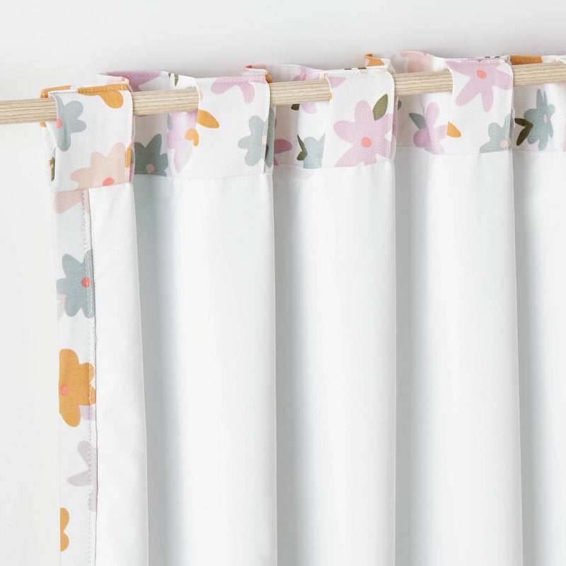 84" Kids' Blackout Window Panel Floral - Pillowfort