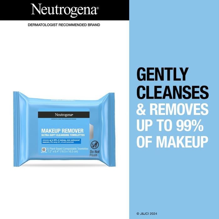 Neutrogena Facial Cleansing Makeup Remover - 50ct