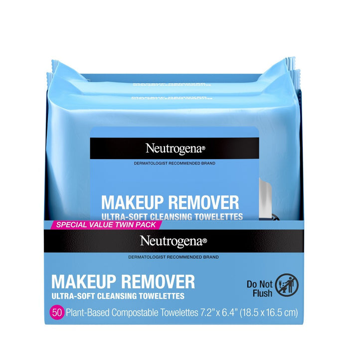 Neutrogena Facial Cleansing Makeup Remover - 50ct