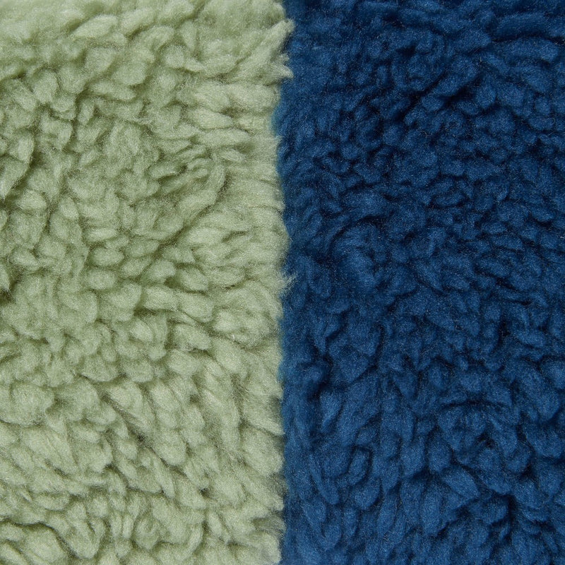 Standard Cozy Bundle Green/Blue - Room Essentials: Recycled Polyester, Knitted, Machine Washable