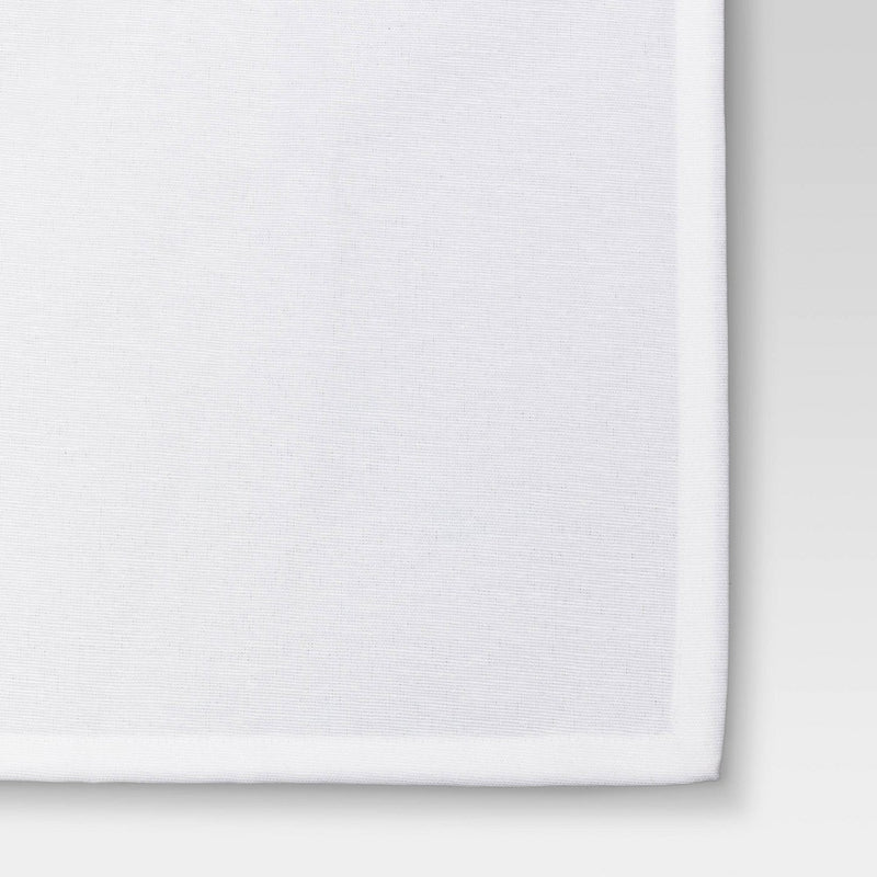84" x 60" Solid Tablecloth White - Threshold