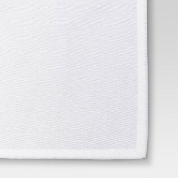 84" x 60" Solid Tablecloth White - Threshold