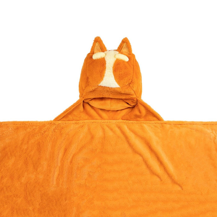 Bingo Kids' Hooded Blanket Orange - Bluey
