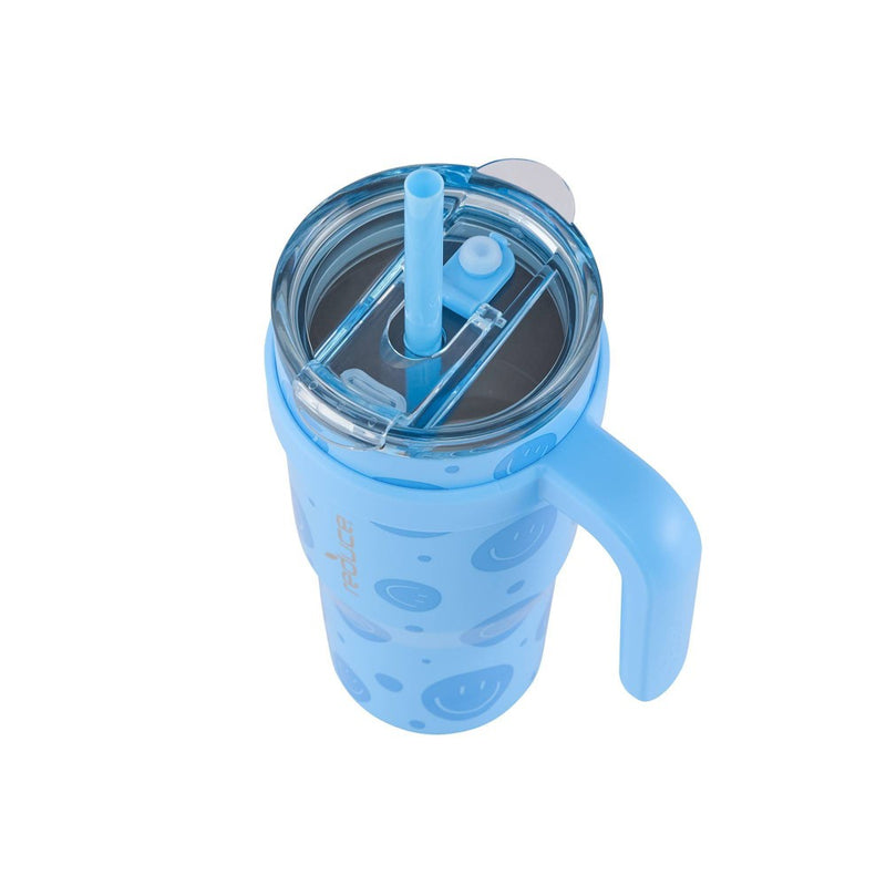 Reduce 24oz Cold1 Vacuum Insulated Stainless Steel Straw Tumbler Mug Blue