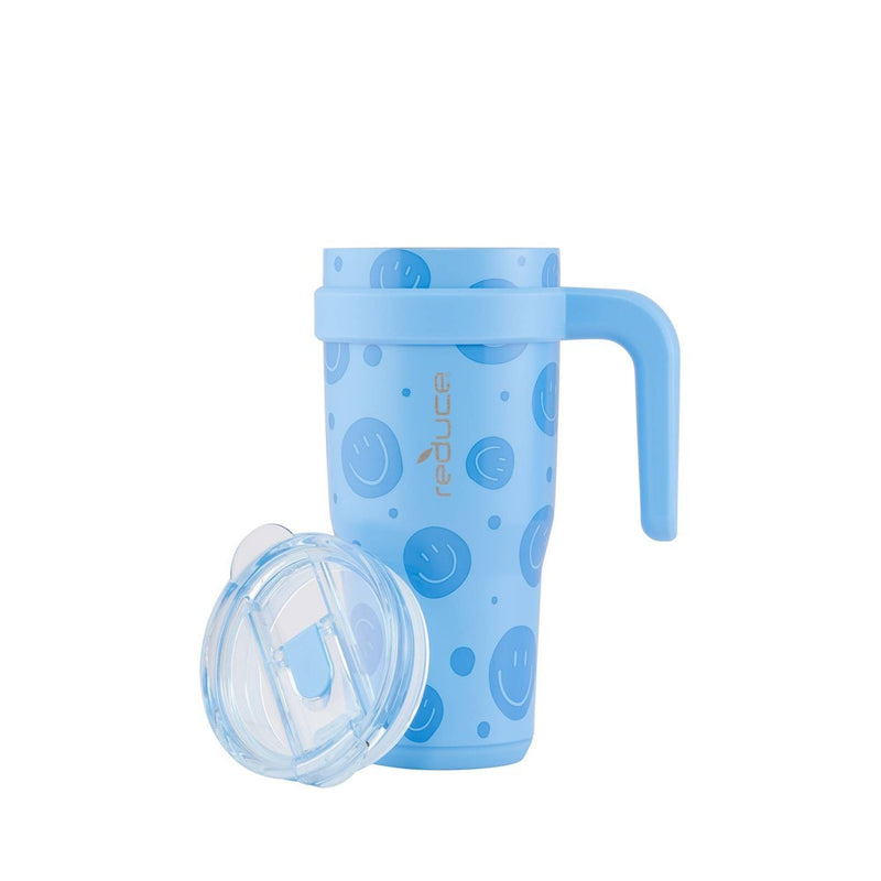 Reduce 24oz Cold1 Vacuum Insulated Stainless Steel Straw Tumbler Mug Blue