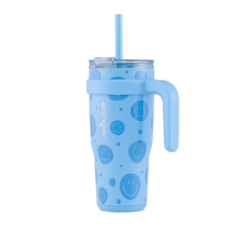 Reduce 24oz Cold1 Vacuum Insulated Stainless Steel Straw Tumbler Mug Blue