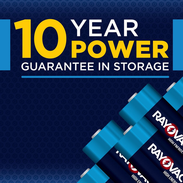 Rayovac High Energy 4pk D Batteries - Alkaline Batteries