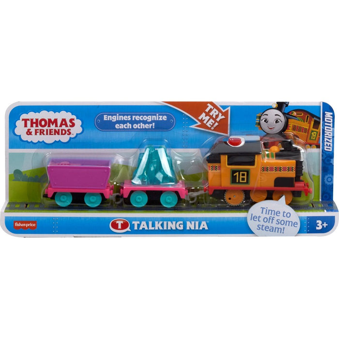 Thomas & Friends Talking Nia Motorized Train Engine with Phrases & Sounds 4pc