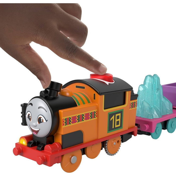 Thomas & Friends Talking Nia Motorized Train Engine with Phrases & Sounds 4pc