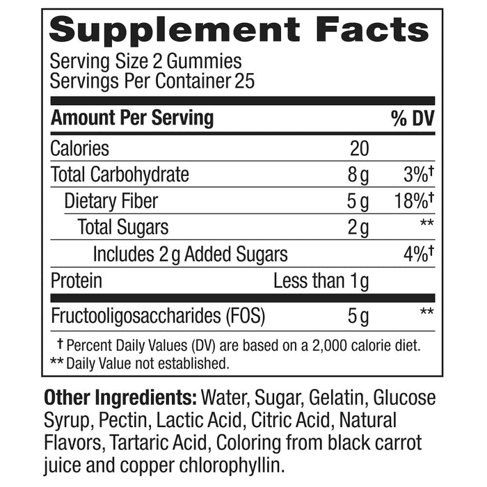 OLLY Fiber Digestive Gummy Rings - 50ct