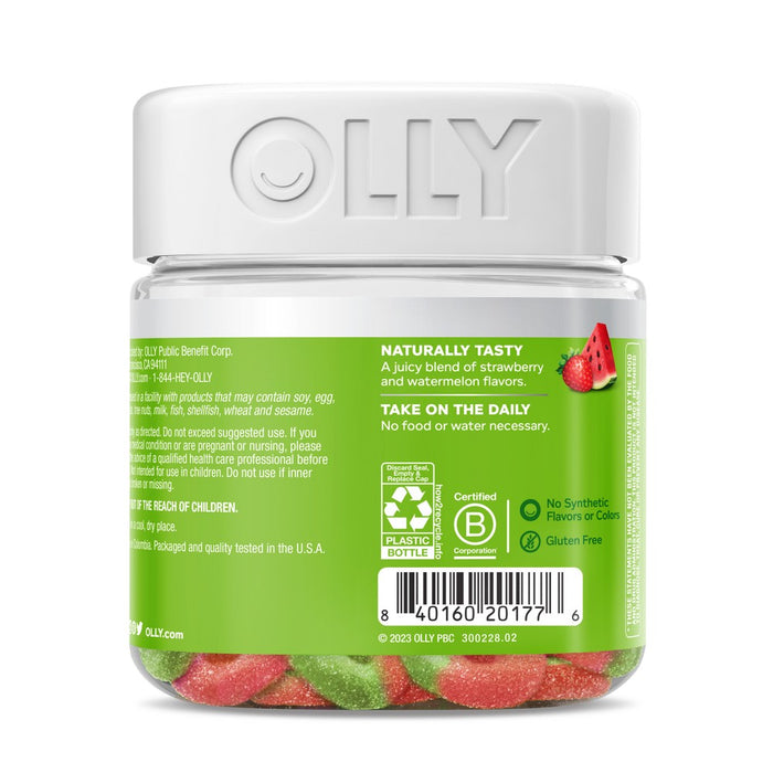 OLLY Fiber Digestive Gummy Rings - 50ct