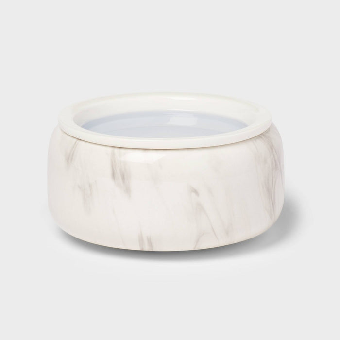2 in 1 Stone Wax Warmer and Candle Warmer - Threshold: Electric Tabletop Plugin, Ceramic Finish