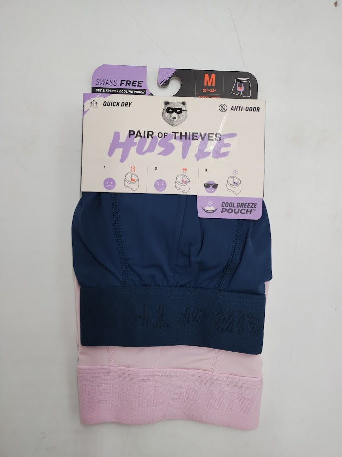 Pair of Thieves Men's Hustle Boxer Briefs 2pk - Navy/Lavender M