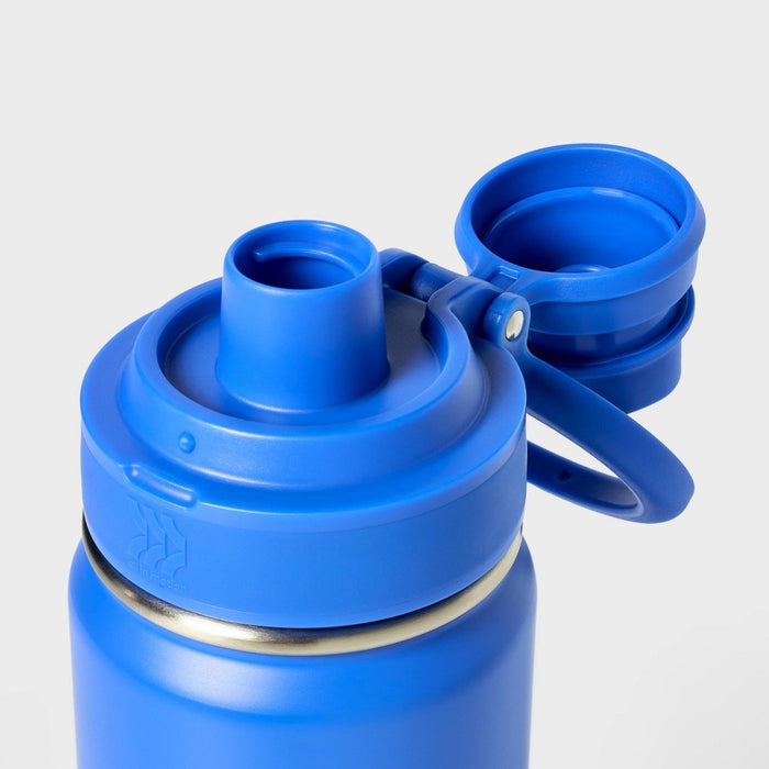 24oz Stainless Steel Vacuum Insulated Water Bottle Cobalt - All In Motion