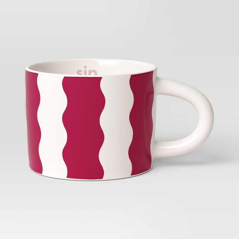 16.5oz Stoneware Sip. Slay. Repeat Mug White - Room Essentials