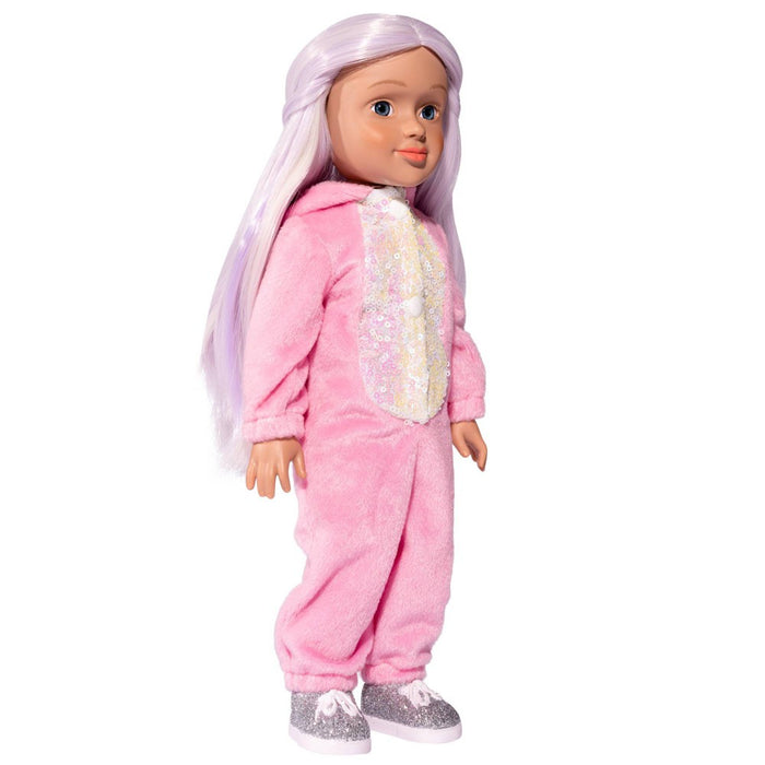 I'M A WOW Chloe the Cozy Glam 14" Fashion Doll with Color-Changing Hair