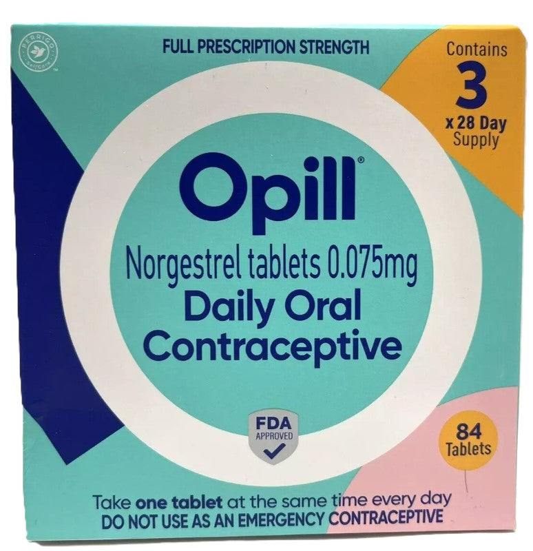 Opill 3 Month Pack Contraceptives - 84ct - EXP. 12/2025