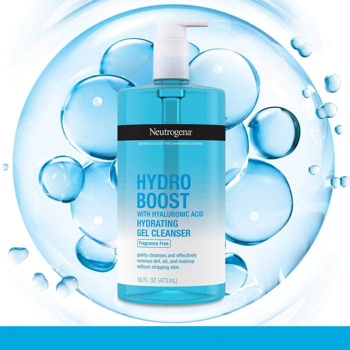 Neutrogena Hydro Boost Gel Facial Cleanser - Fragrance Free - 16 fl oz
