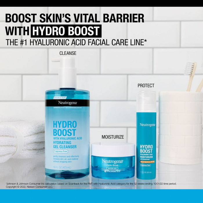 Neutrogena Hydro Boost Gel Facial Cleanser - Fragrance Free - 16 fl oz