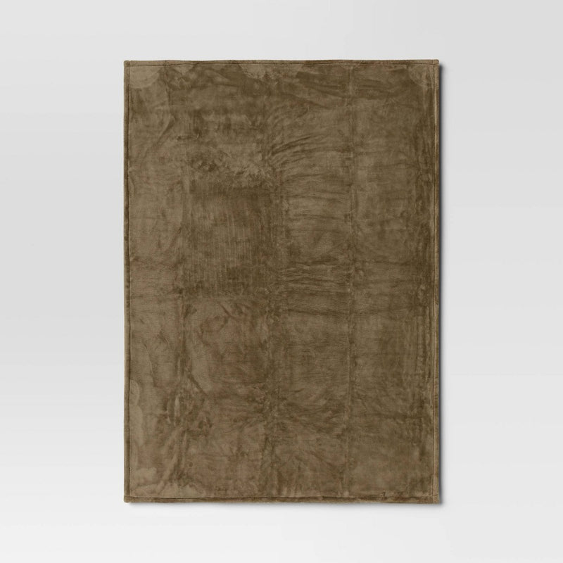 Primalush Throw Blanket Green - Threshold