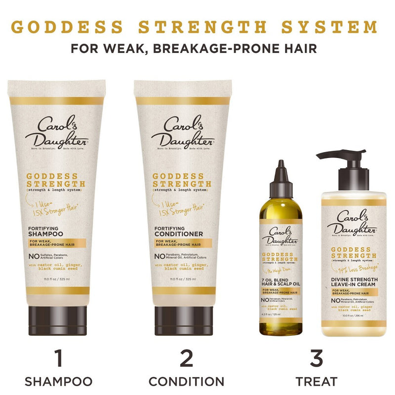 Carol's Daughter Goddess Strength Fortifying Conditioner with Castor Oil for Breakage Prone Hair - 8.5 fl oz