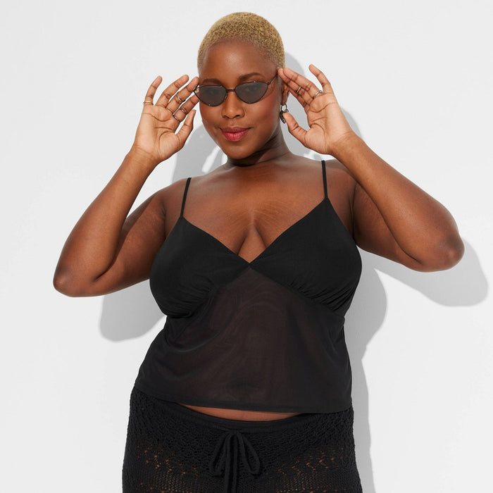 Metal Cateye Sunglasses - Wild Fable Black