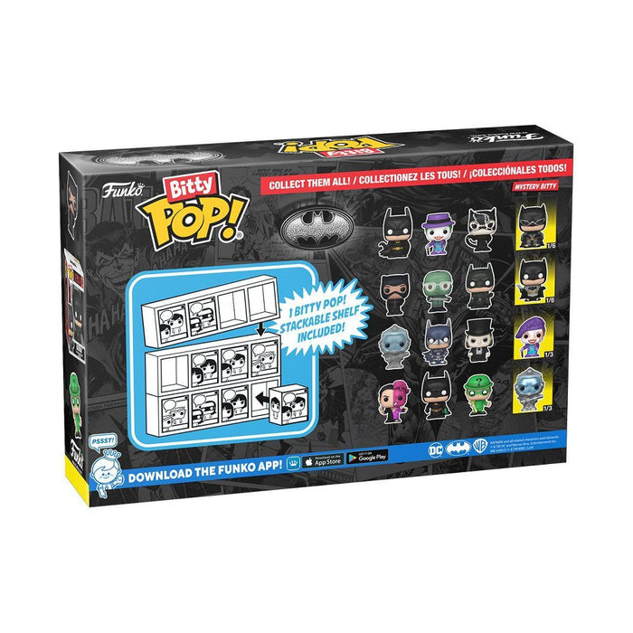 Funko Bitty POP! Batman 85th Mr.Freeze/Batman/The Penguin/Mystery Figures - 4pk