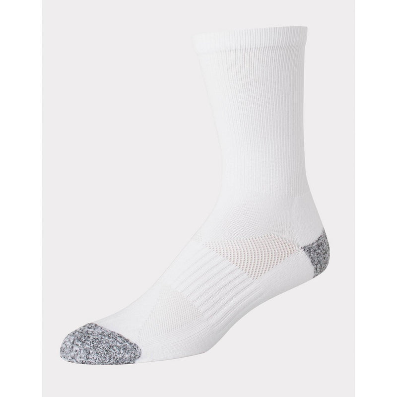 Hanes Premium Men's Performance Crew Socks 4pk - White 6-12